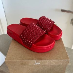 Christian Louboutin Mens Slides • Size 44.5 (11.5) • Brand New ‼️